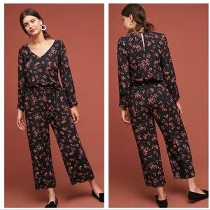 Velvet by Graham & Spencer Freddy Floral Cropped Jumpsuit